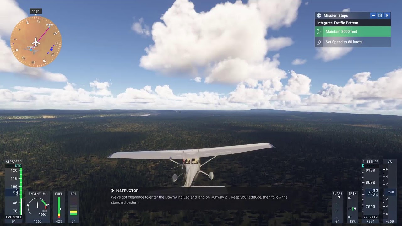 MSFS: CPL Training Arrival