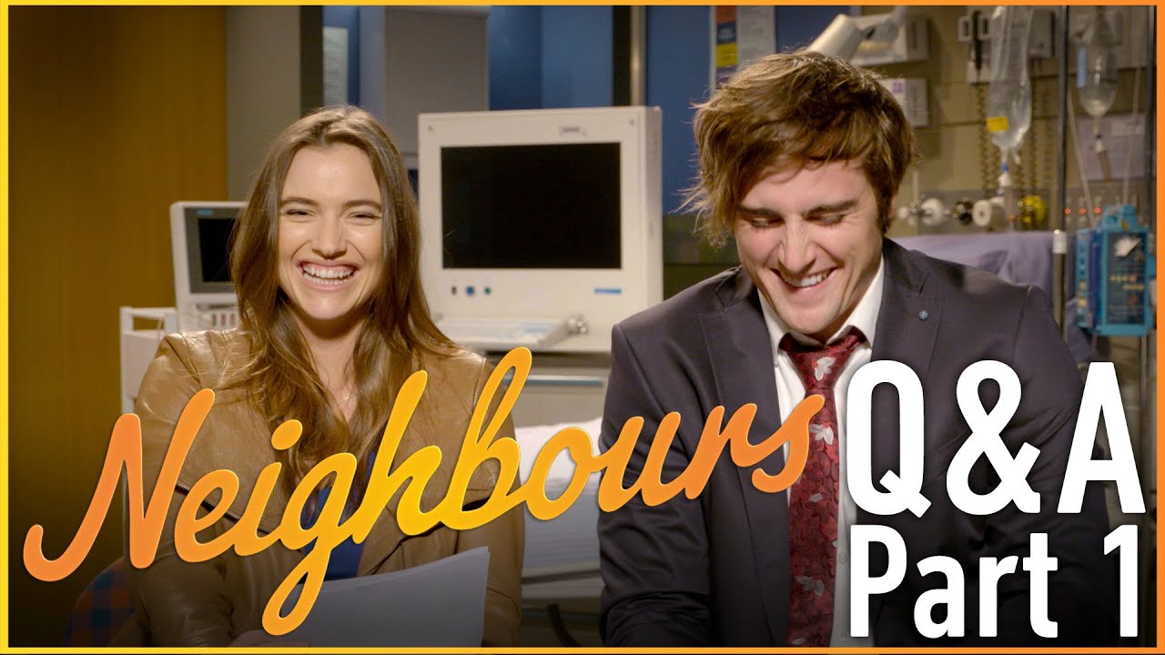 Neighbours Q&A - Zoe Cramond (Amy Williams) & Chris Milligan (Kyle Canning) - Part 1