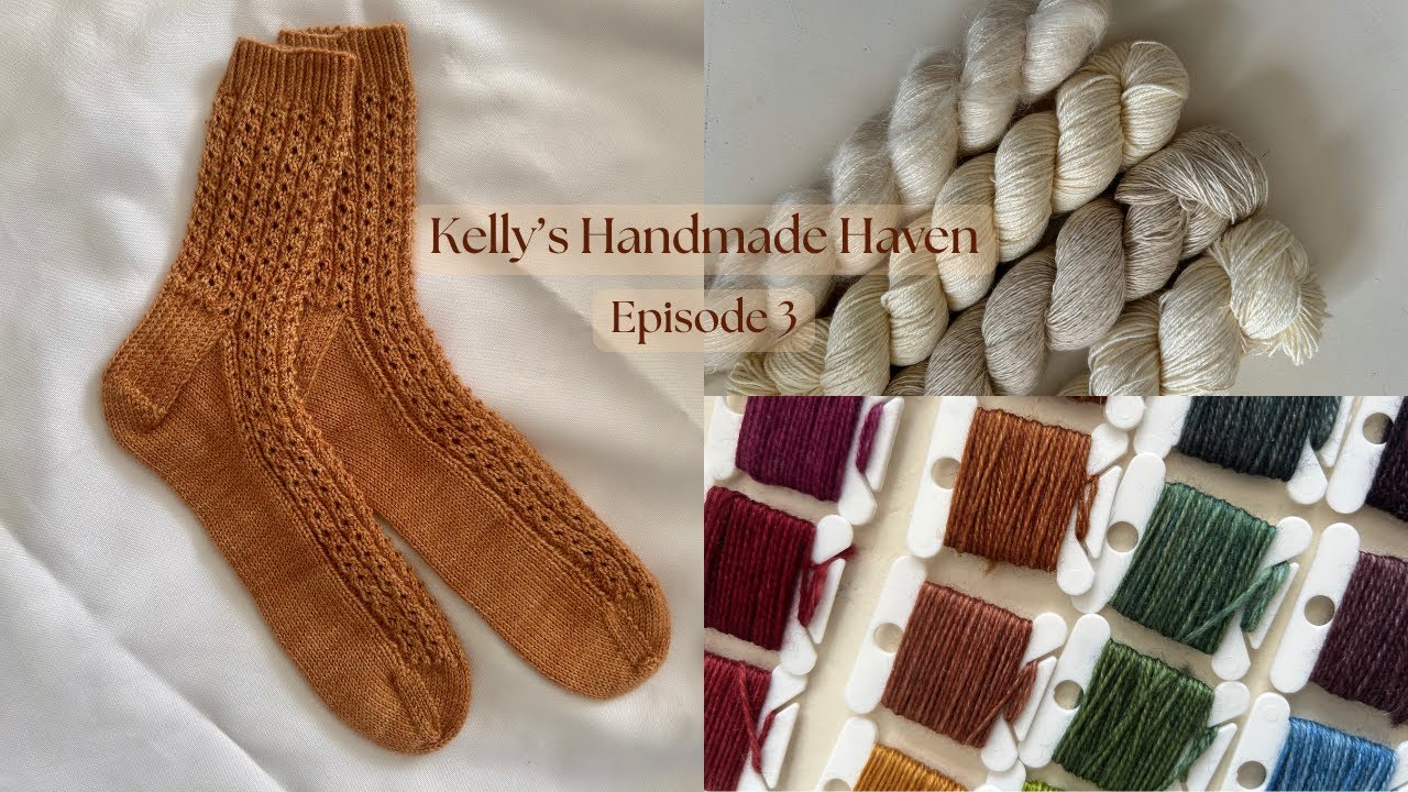 Lots of frogging, attempting to dye my own yarn and my first test knit! | Knitting Podcast Ep. 3