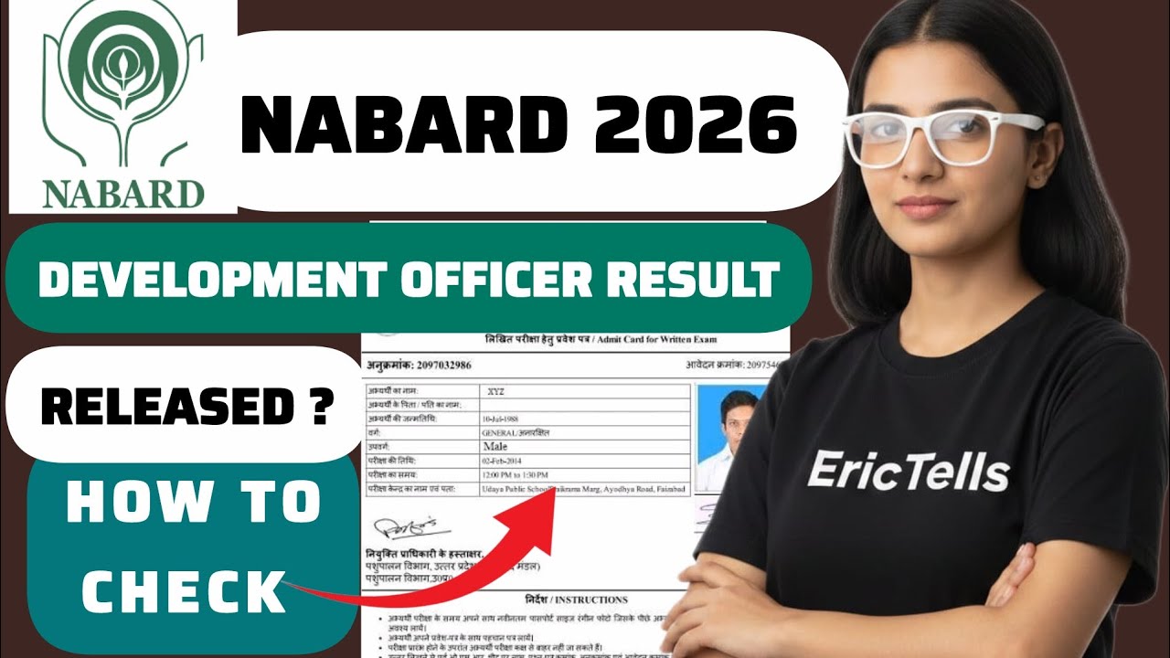 nabard da result 2026 | nabard development assistant result 2026