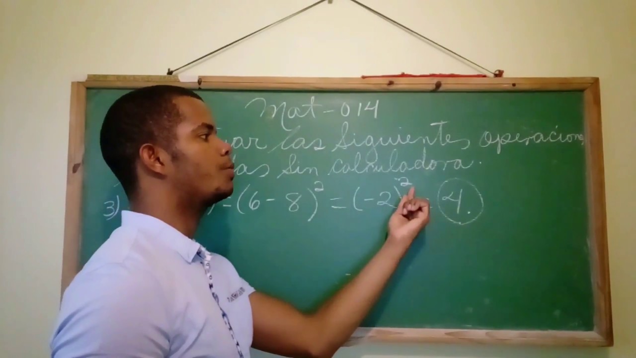 Efectuar las siguientes operaciones sin calculadora. (Continuaci&oacute;n, ejercico #3).