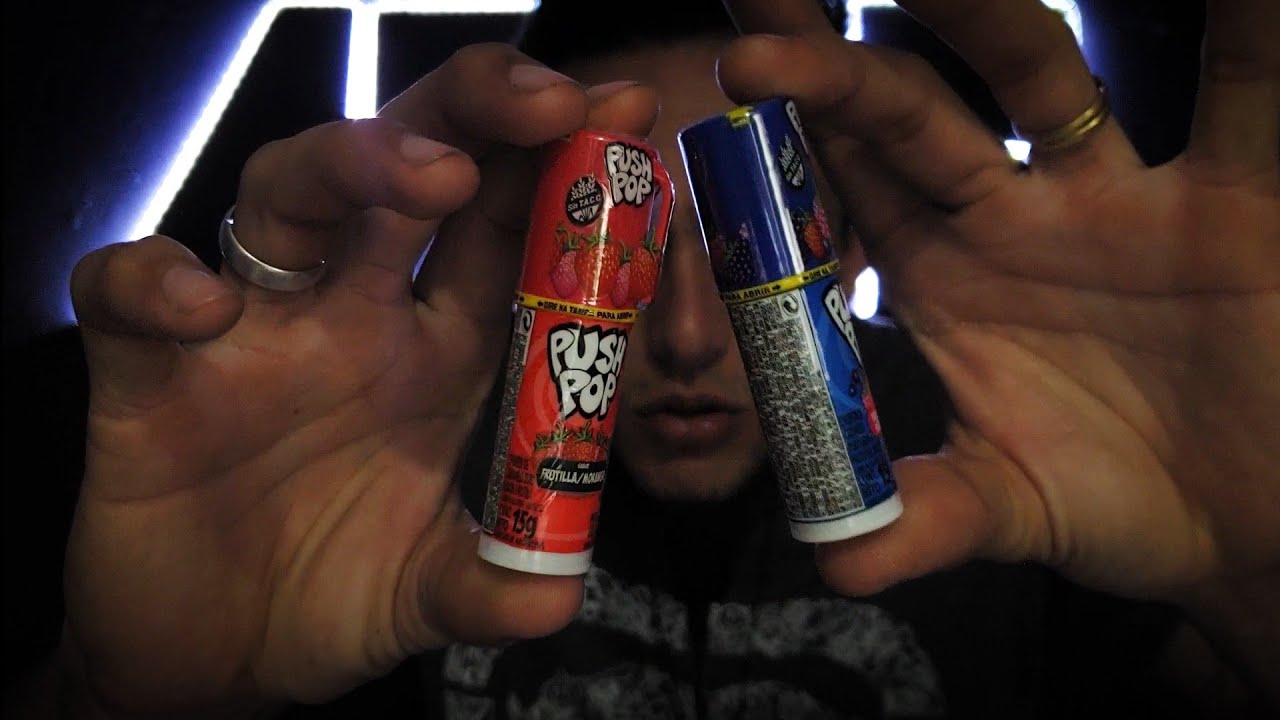 ASMR 🍭CHUPANDO PIRULITO - PUSH POP / LOLLIPOP