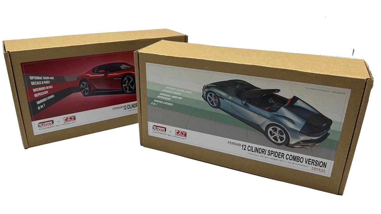 Распаковка PZY x Kitbox Ferrari 12 Cilindri