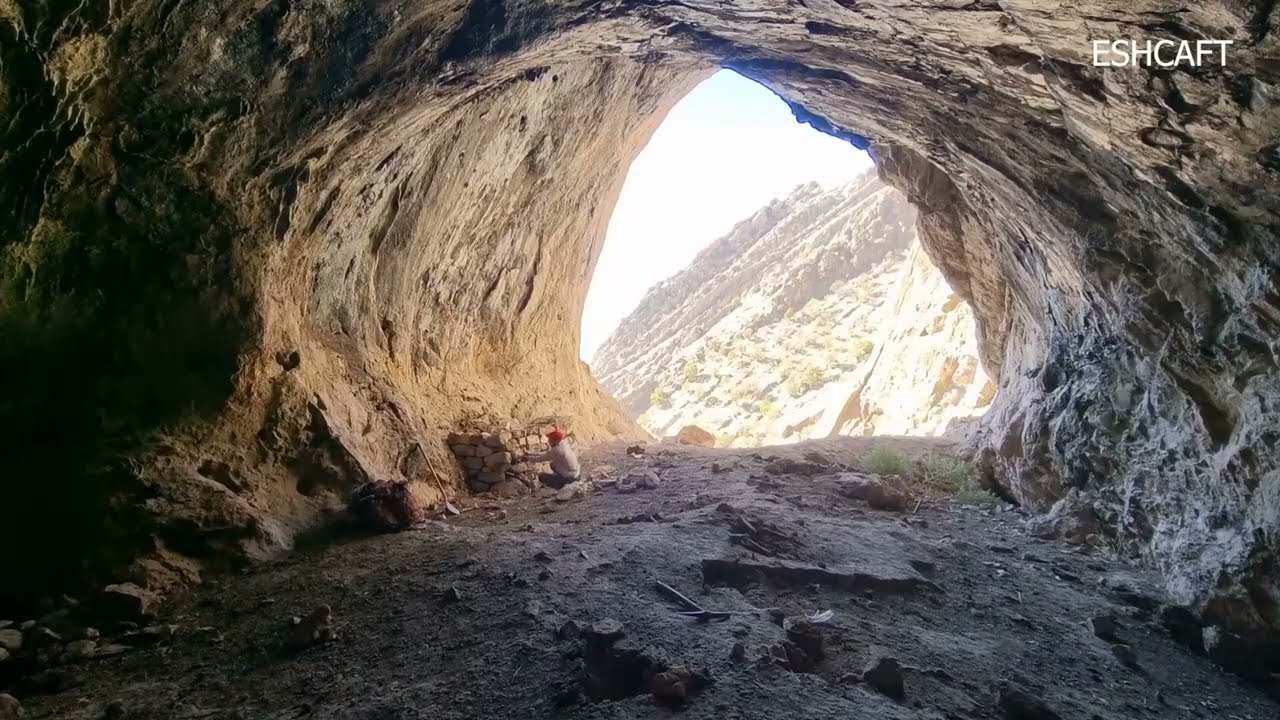 Amazing Magic Cave:A cozy retreat in a large and magical cave|#camping #shelter #survival #bushcraft
