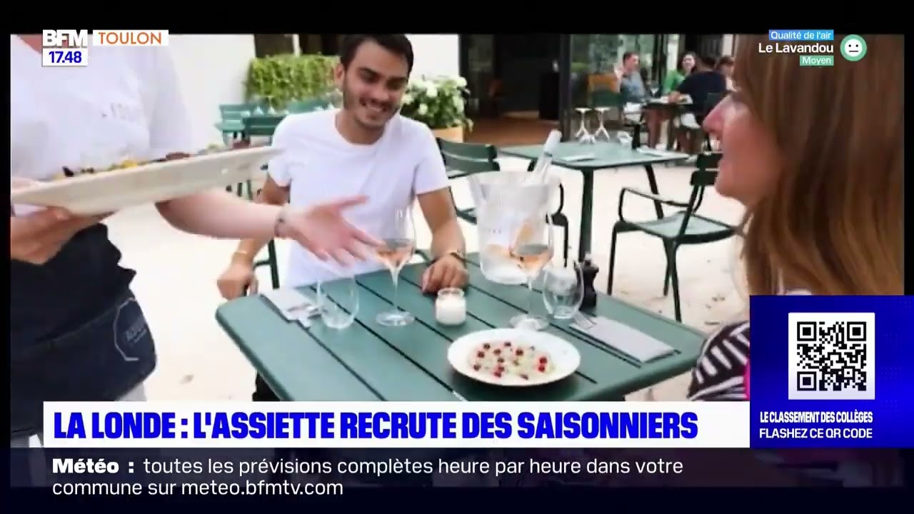 C votre emploi du mercredi 5 avril 2023   La Londe, l'assiette recrute des saisonniers