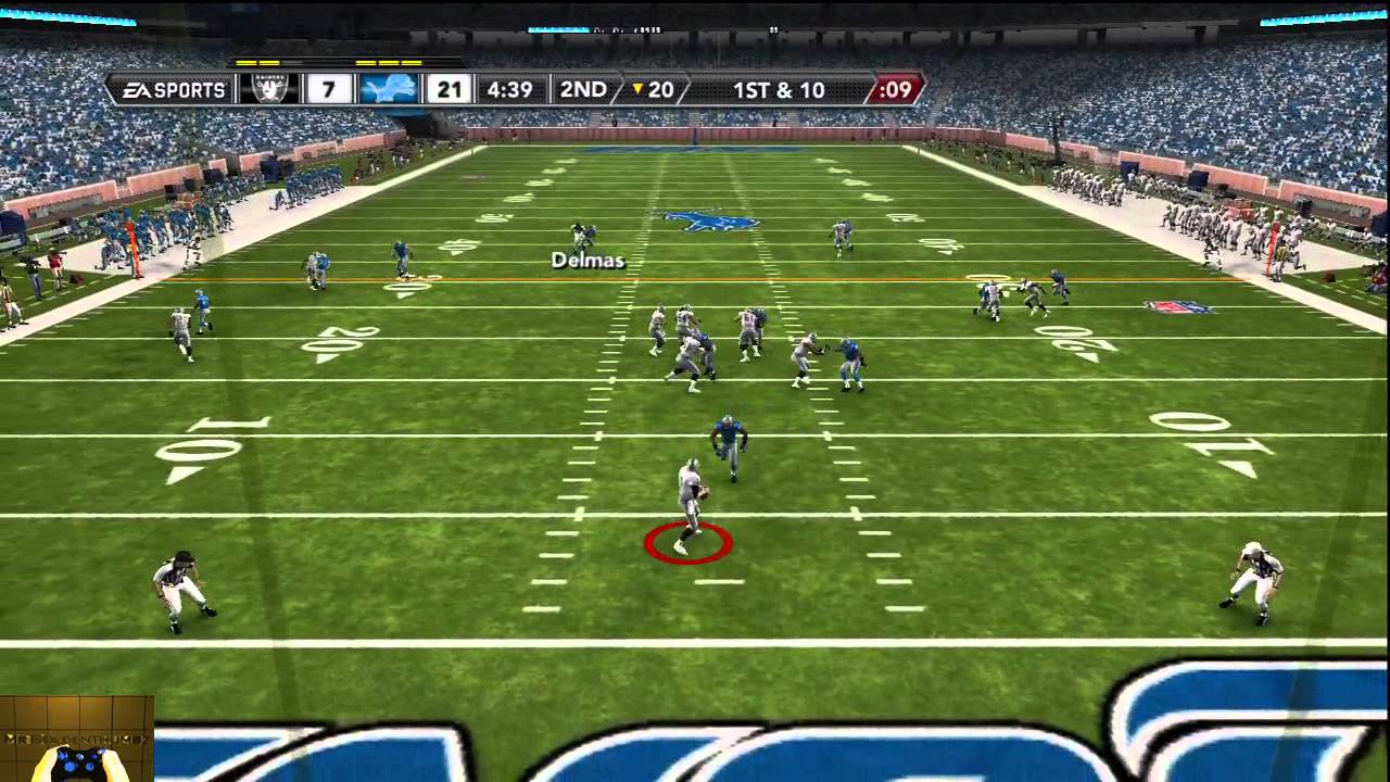 Madden 12-Online ranked gameplay w/commentary[HD]Lions Vs Raiders