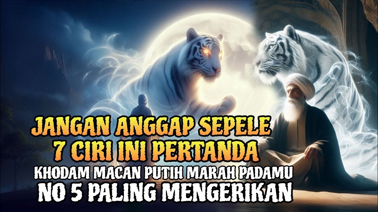 STOP SEKARANG❗7 Tanda Ini Bukti Khodam Macan Putih Sudah Murka Padamu