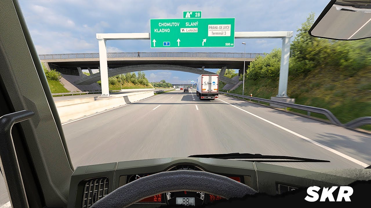 ETS2: Realistic Driving on Bohemia Map Country Roads (Czech Republic) 4K 🇧🇷