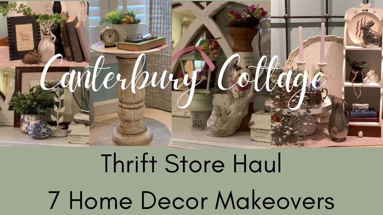 Thrift Store Haul 7 DIY Home Decor Makeovers