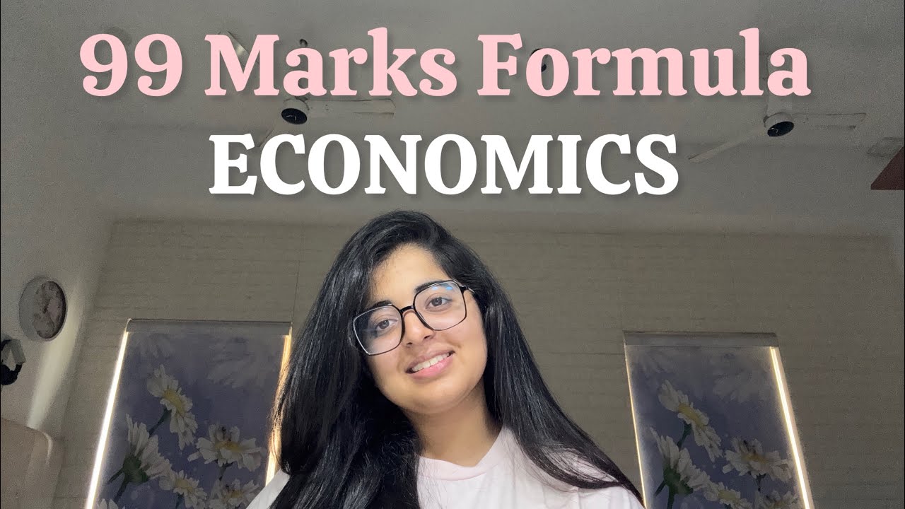 🔥 How I scored 99 in economics *without tuition* | Class 12 CBSE Board🔥