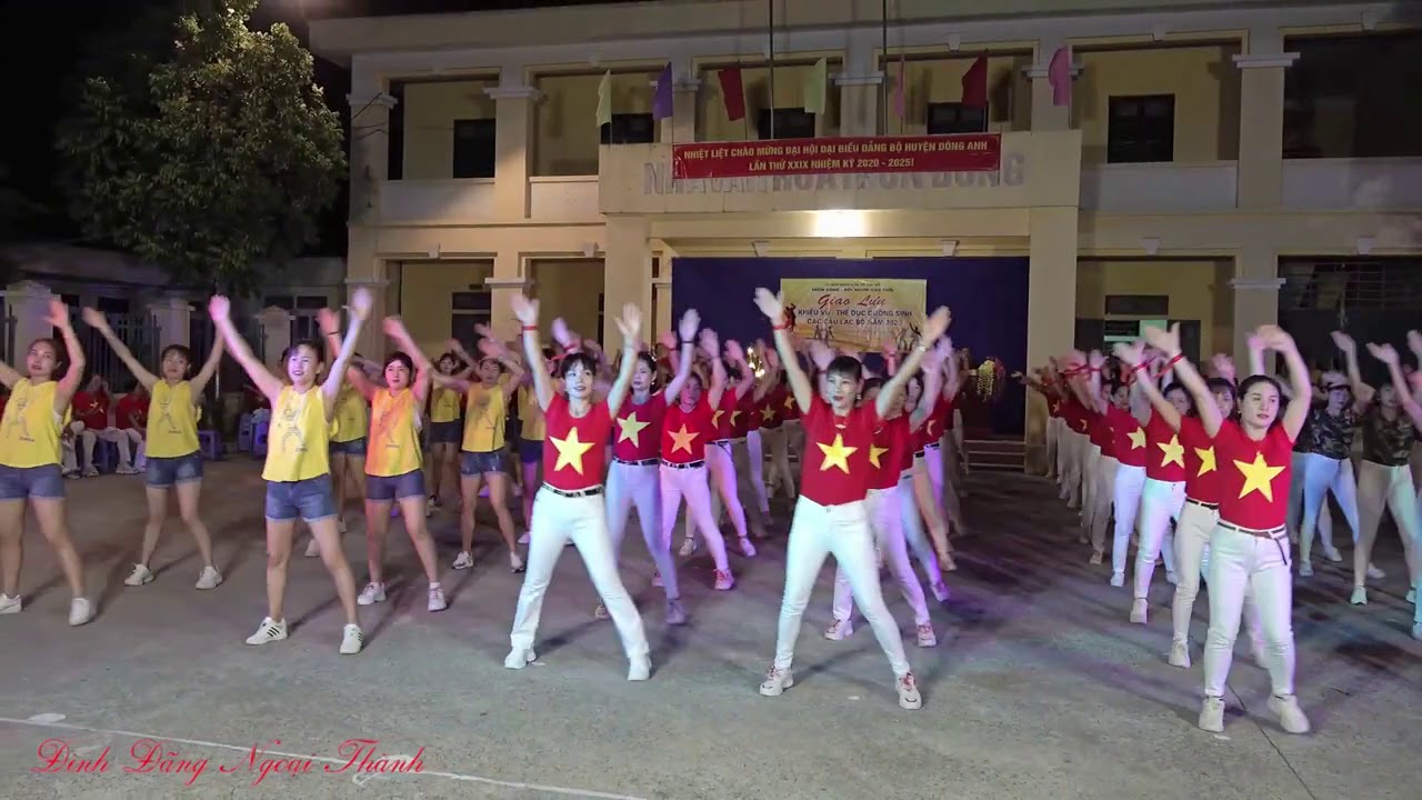 Chúng tôi là người lính Bác Hồ (Bài chậm để tập) - Màn đồng diễn khiêu vũ TT tuyệt vời xã Kim Nỗ.