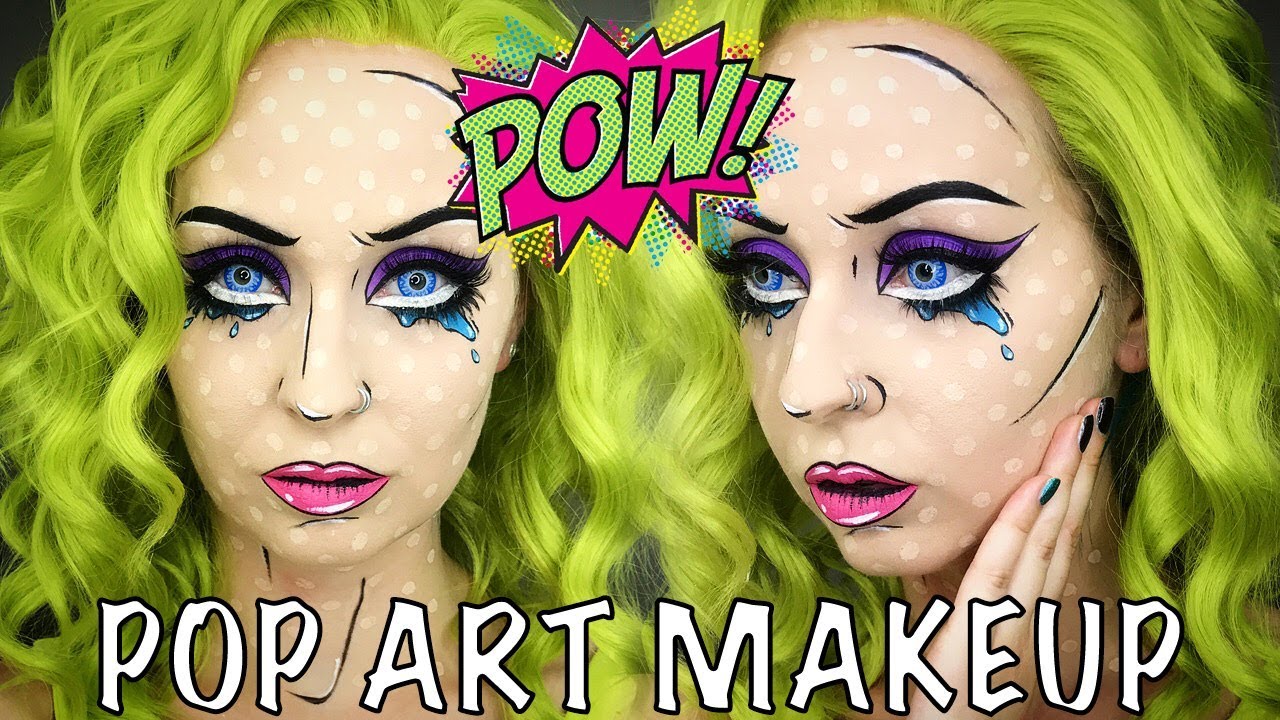 Pop Art Makeup HALLOWEEN 01/31