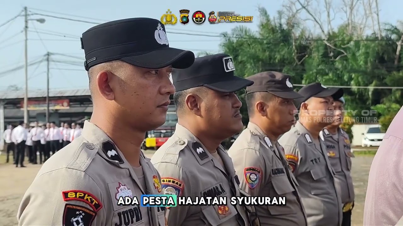 Wakapolres Belitung Timur Memberikan Arahan Kepada Personel Polsek Jajaran Polres Belitung Timur