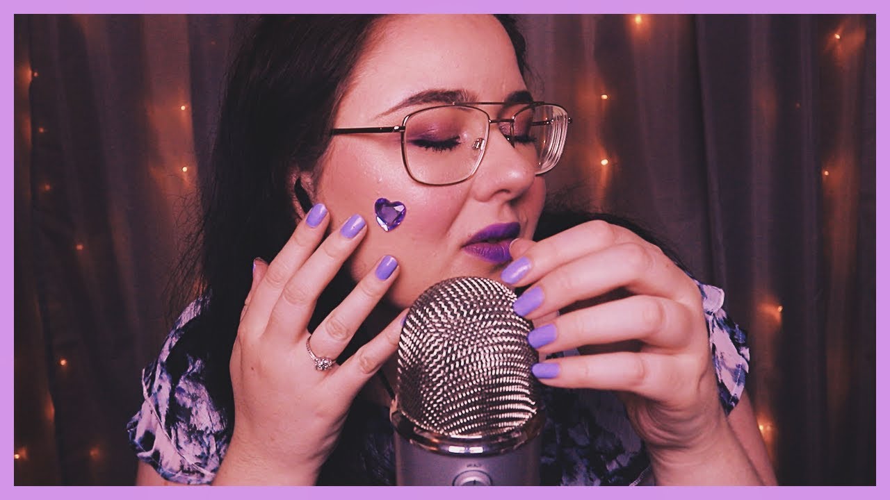 ASMR F&Auml;RGTEMA S02E01 - Lila Triggers!!