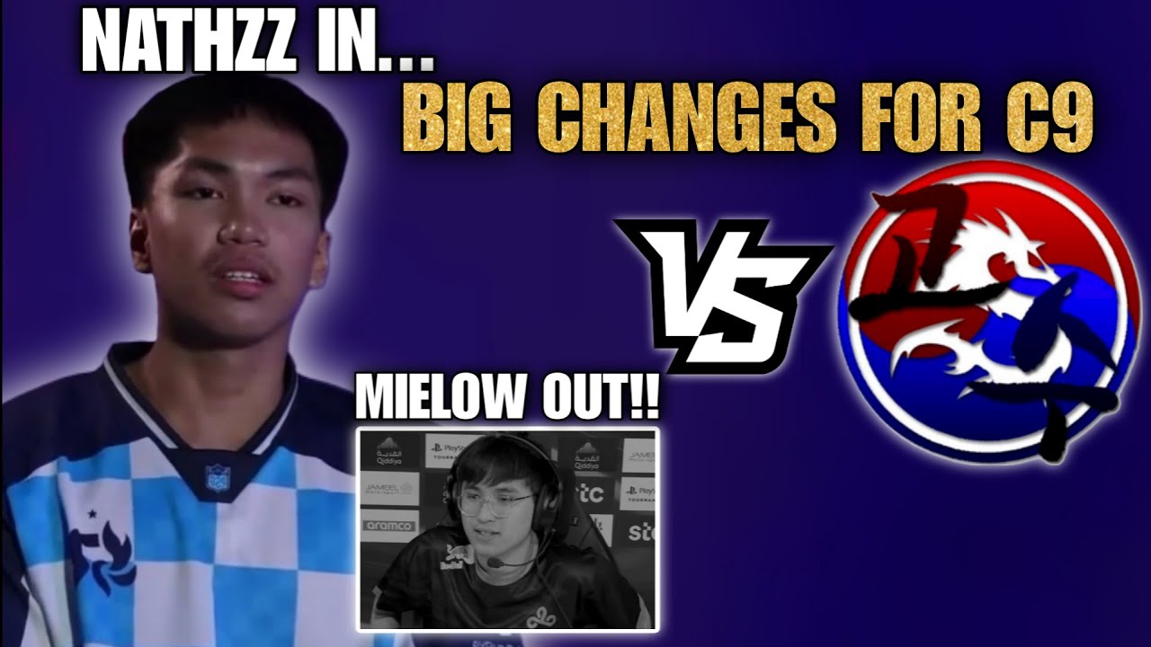 MIELOW OUT OF THE TEAM!! BASIC RECUIRT NATHZZ 🤯🤯 NEW C9 LINEUP MATCH AGAINST TEAM GOSU..
