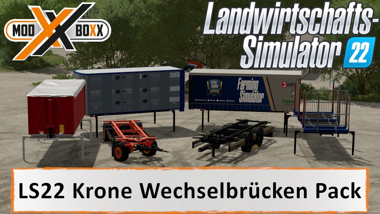 LS22 Mods | LS22 Krone Wechselbrücken Pack | LS22 Modvorstellung |