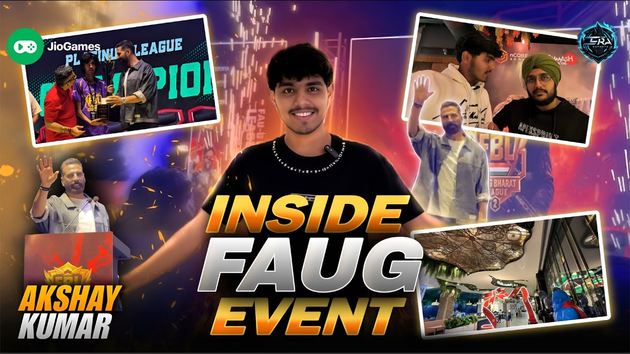 INSIDE FAUG Event 🔥 Met Akshay Kumar 😱 Full Experience!