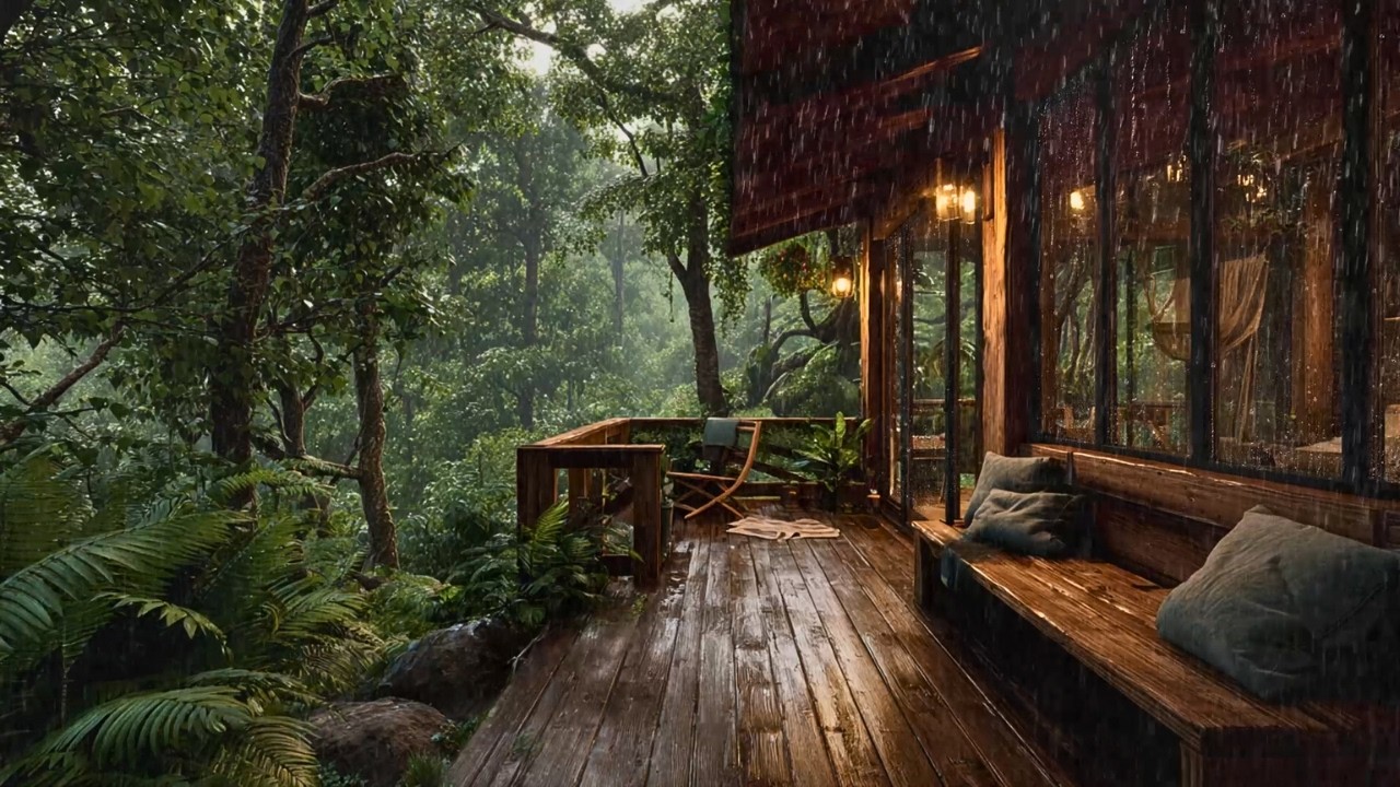 Lluvia Tranquila Para Dormir - Sonido Relajante para Combatir el Insomnio y Relajar la Mente