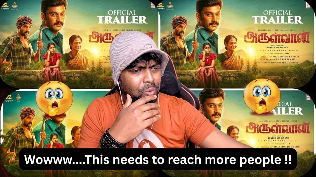 Arulvaan Trailer Reaction | #arulnidhi #Aarav #ramyapandian #gvprakash | Mr Earphones