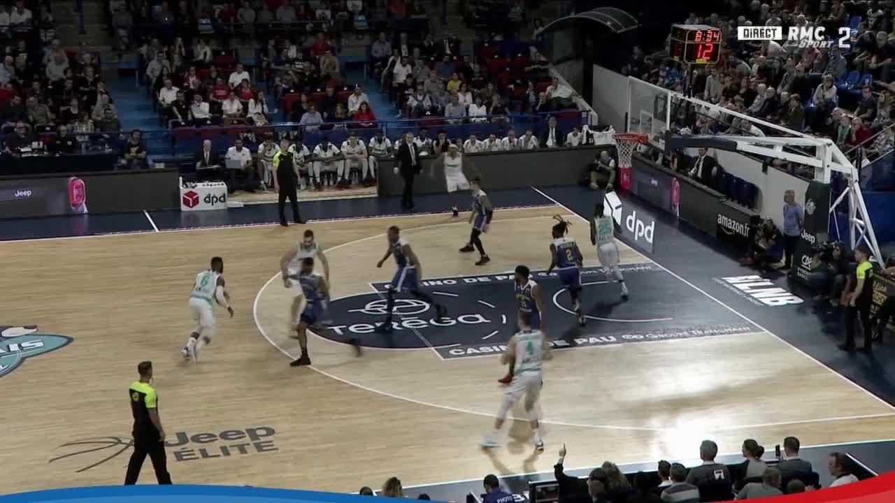 Travis Leslie (22 points) Highlights vs. Boulogne-Levallois