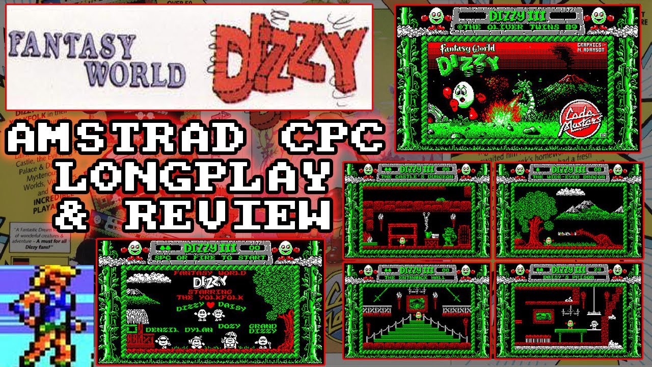 [AMSTRAD CPC] Fantasy World Dizzy — лонгплей и рецензия