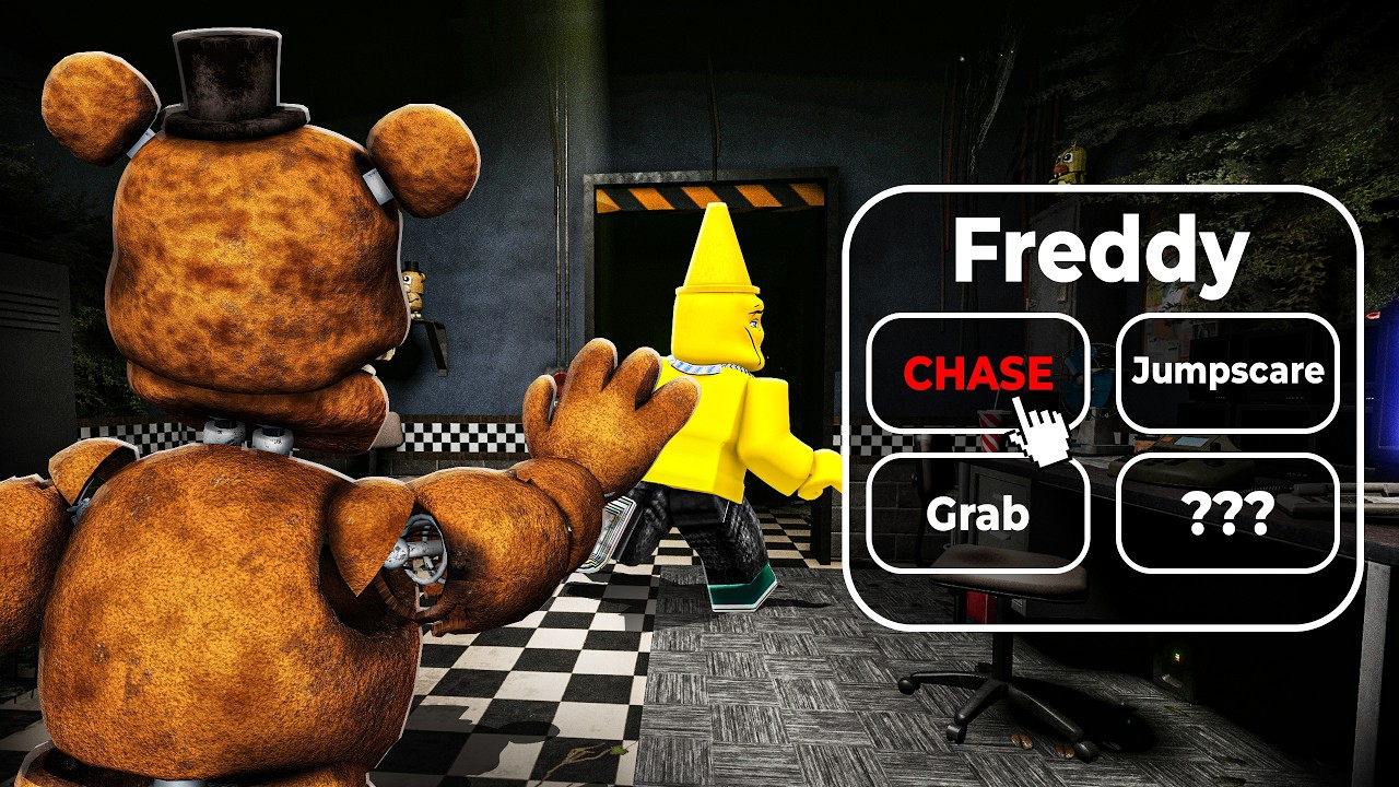Playing As FREDDY to Troll My Friend in FNAF Roblox!