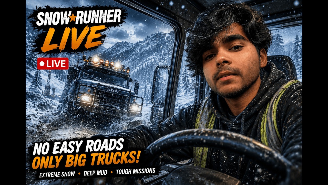 SnowRunner LIVE 🚛 Heavy Cargo, Ice Roads & Deep Snow!