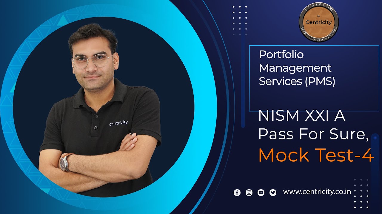 NISM XXI A - PMS Distributors Exam | Mock Test 4 #nism #pms