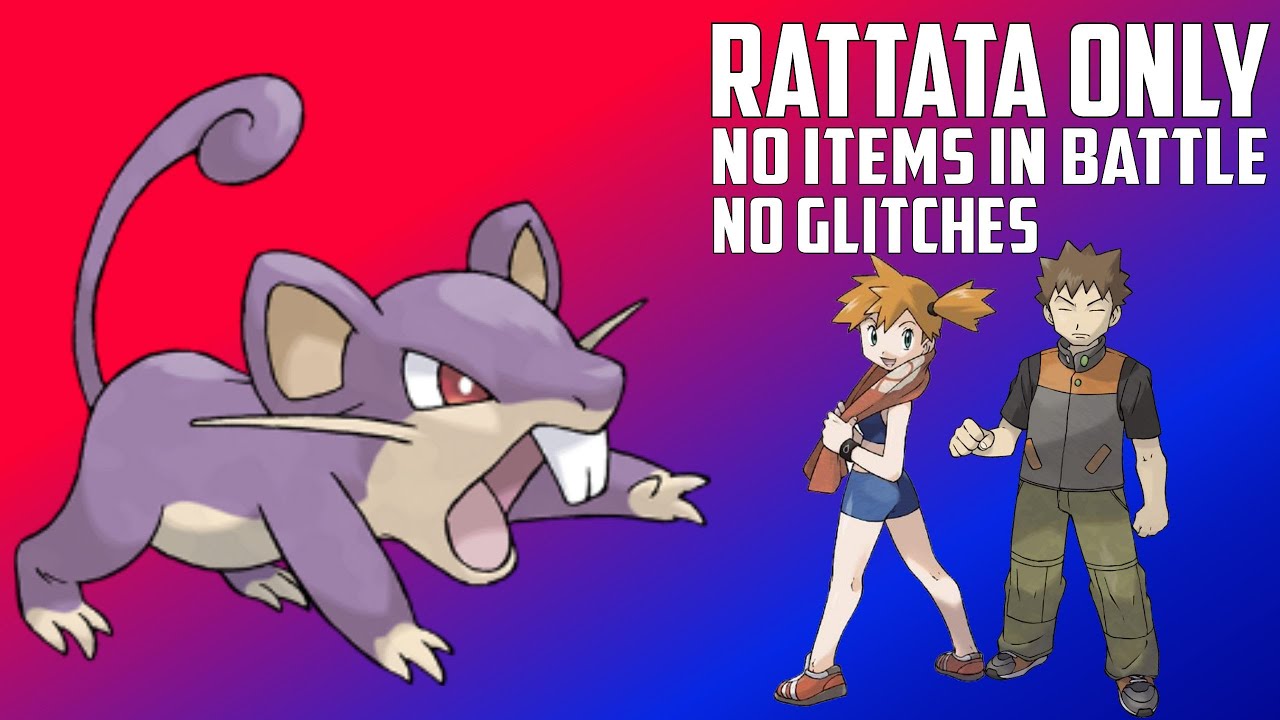 Can You Beat POKEMON RED With ONLY 1 RATTATA? RATTATA VS KANTO 1X01 ITA (Brock & Misty)