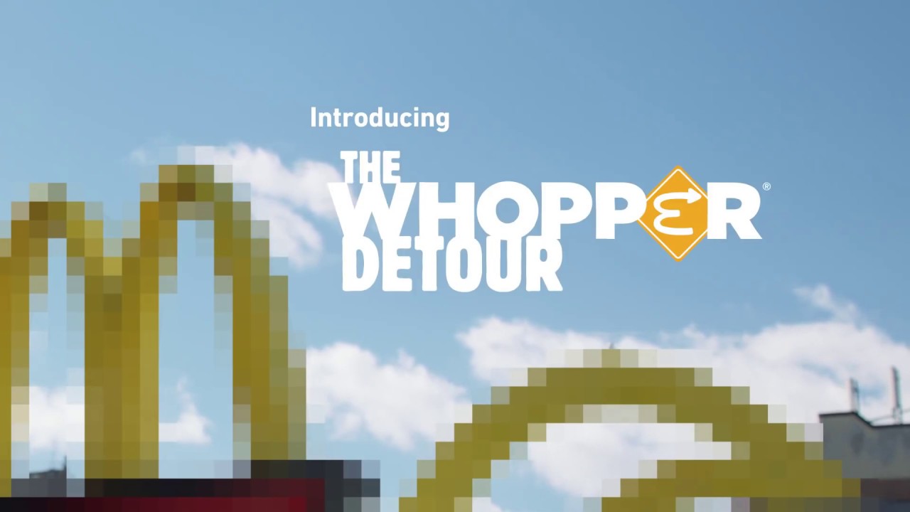 Burger King Whopper Detour Campaign