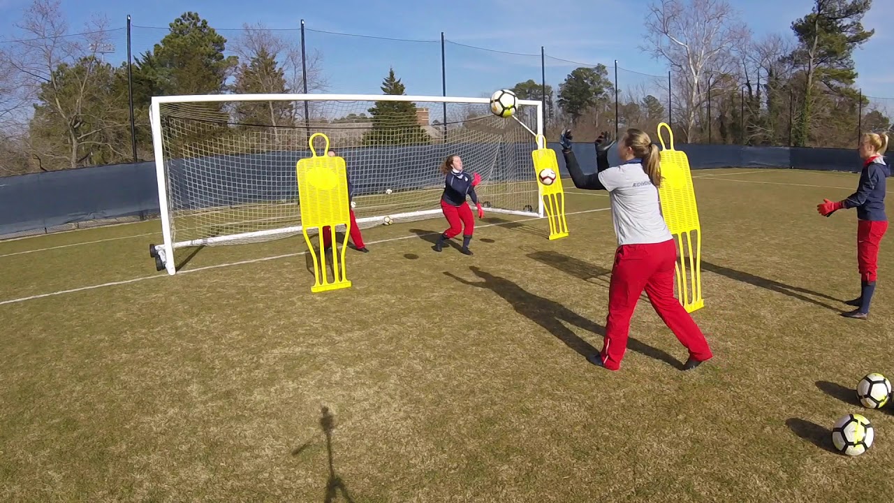 Fun High Ball in Traffic Goalkeeper Technical Session   HD 1080p