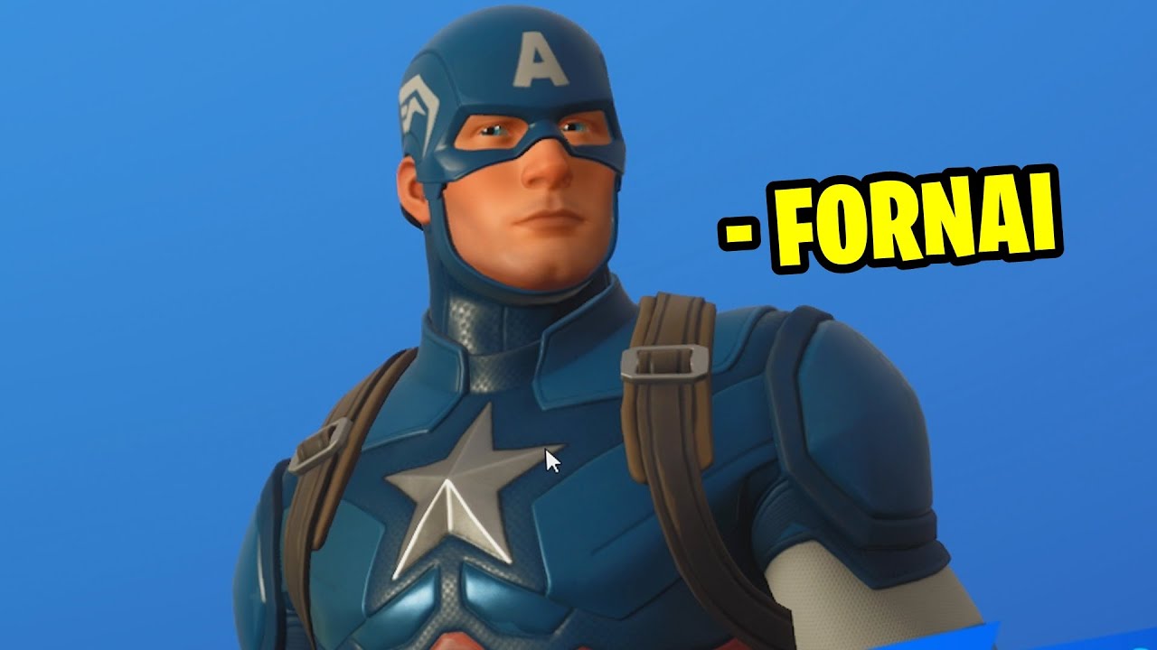 CAPITÃO AMÉRICA NO FORTNITE !!!