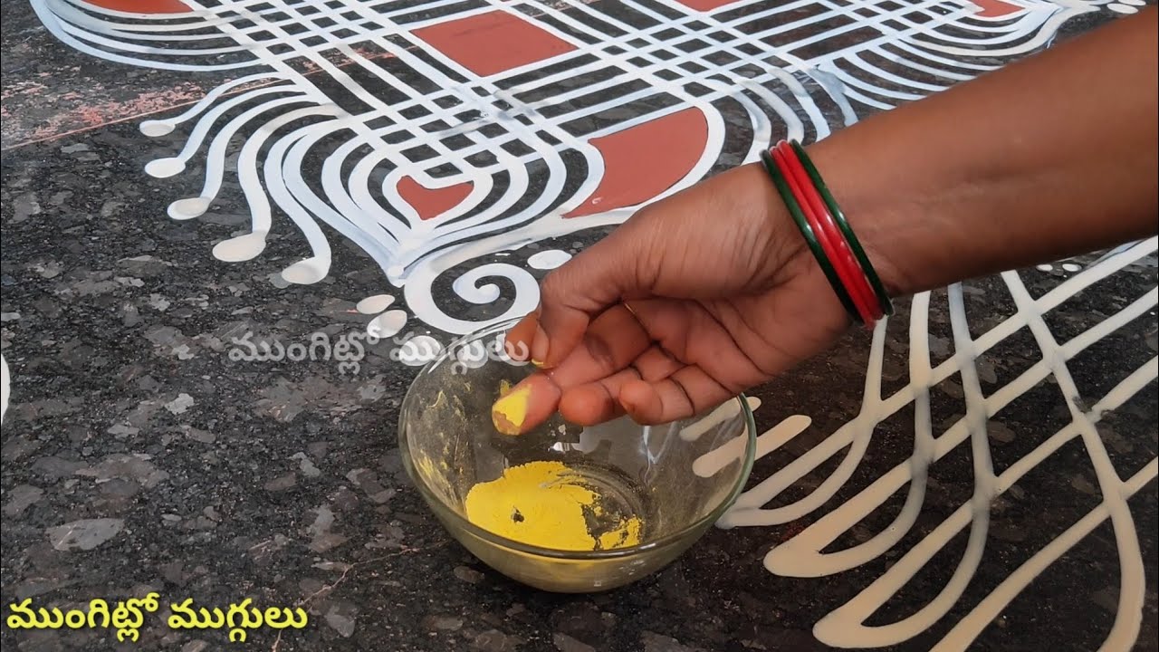 #సంక్రాతిస్పెషల్#వైకుంఠవాకిలిముగ్గు #how#నెలగంట ముగ్గు👣#laxmipuja jhoti chita kolam @MungitloMuggulu