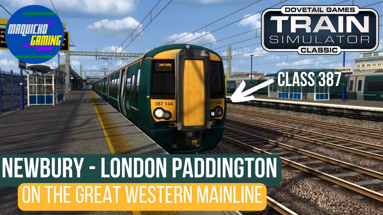 Train Simulator - Newbury to Paddington in a Class 387