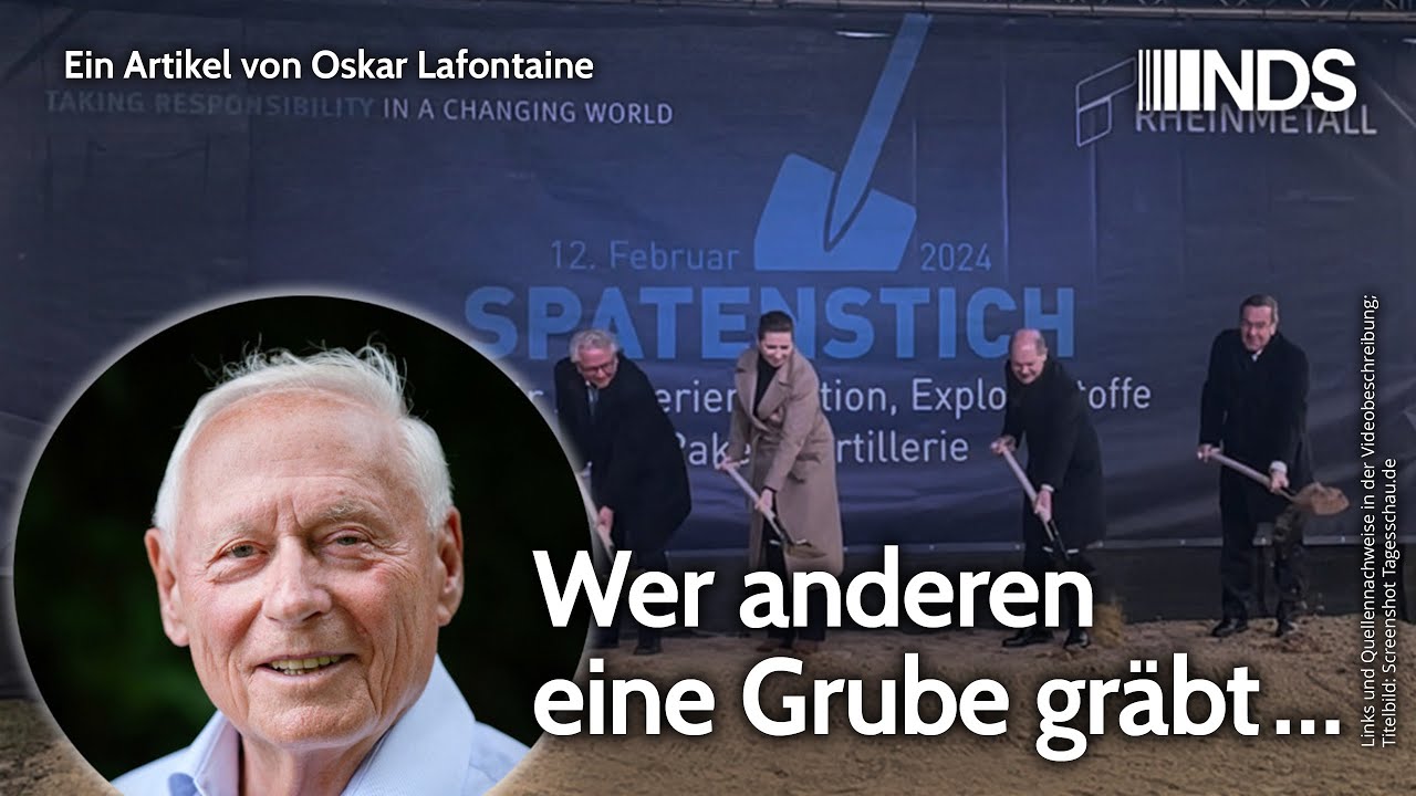Wer anderen eine Grube gr&auml;bt &hellip; | Oskar Lafontaine | NDS-Podcast