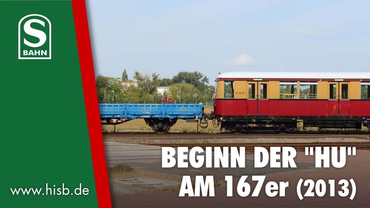 Historische S-Bahn Berlin Aufarbeitung HU 167 072