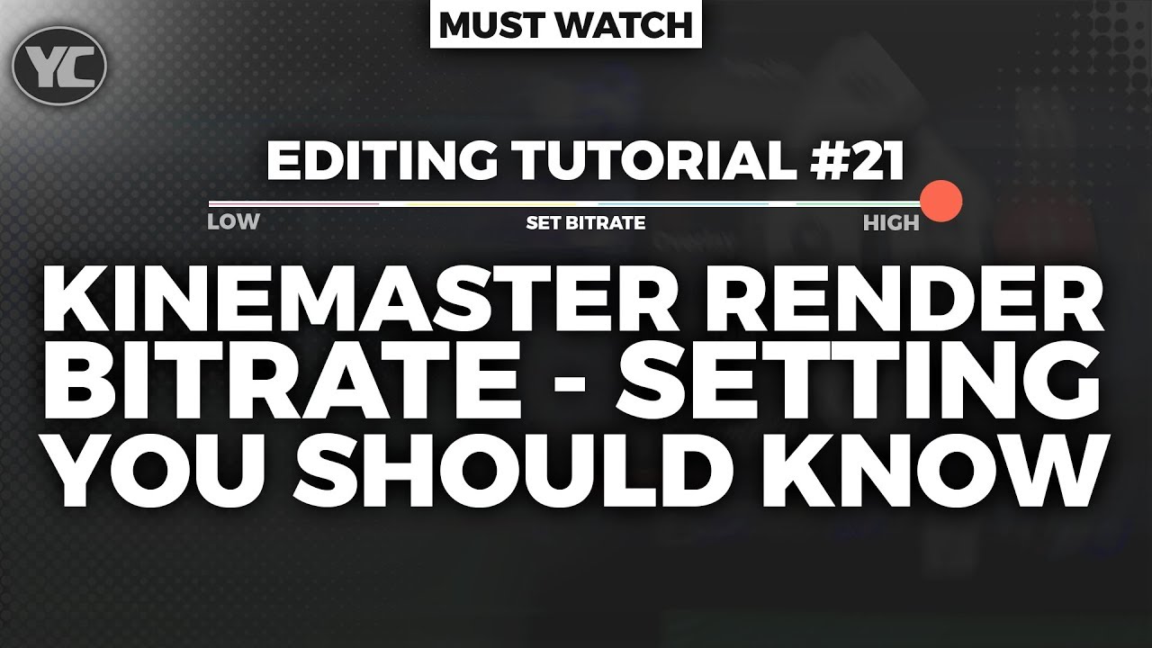 Correct Bitrate Settings For Saving Videos In Kinemaster For YouTube (BEST QUALITY) - #21