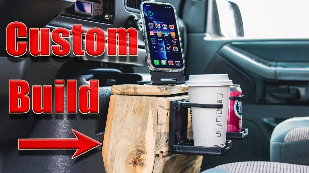 How I Built an Amazing Custom Slide in Center Console for my Van | 96' Ford Econoline