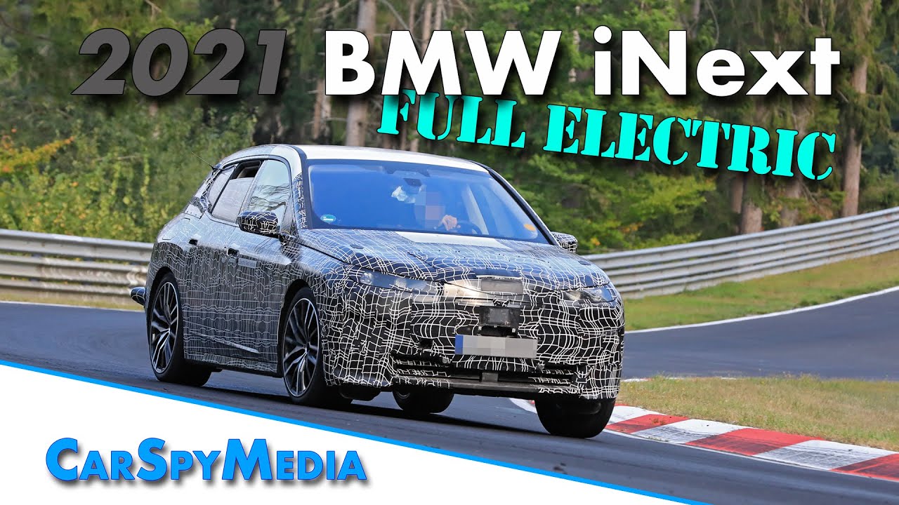 2021 BMW iNext prototype spied testing at the N&uuml;rburgring