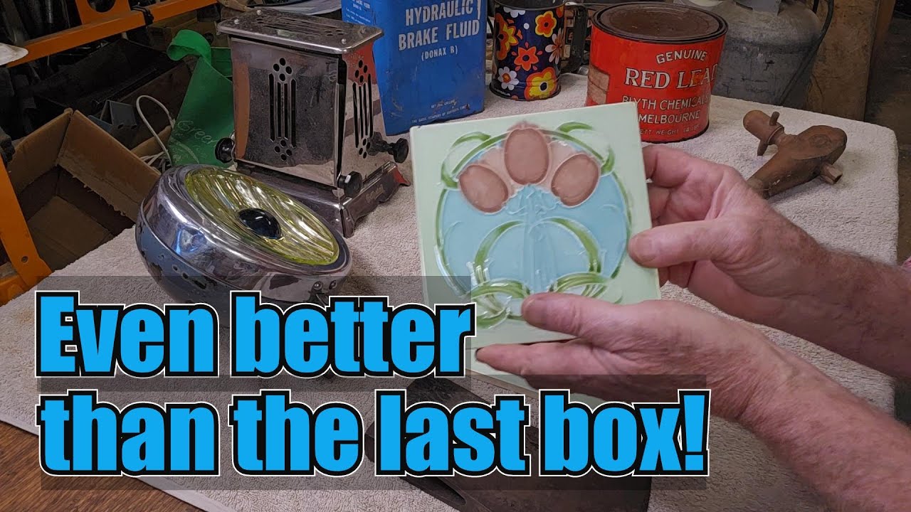 Storage Shed Clean-out Part 127. Unboxing an even Better Mystery Crate of Vintage Treasure!