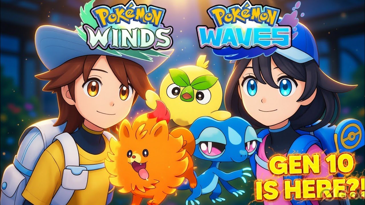 Pokemon Gen 10 Is Finally Here!! | Pokemon Wind & Waves Explained In Hindi 