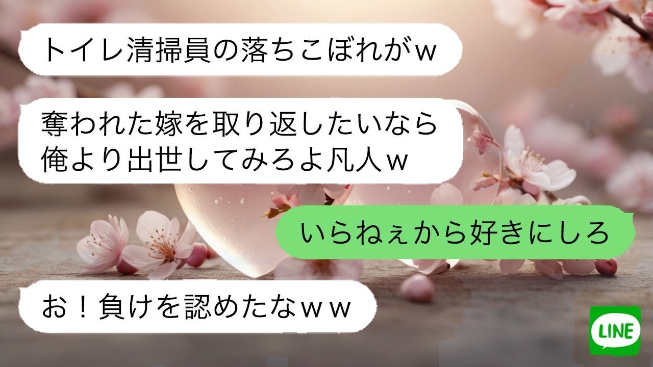 【LINE】清掃員だと見下された私。真実を明かした瞬間、強気だった二人の立場は完全に逆転した…