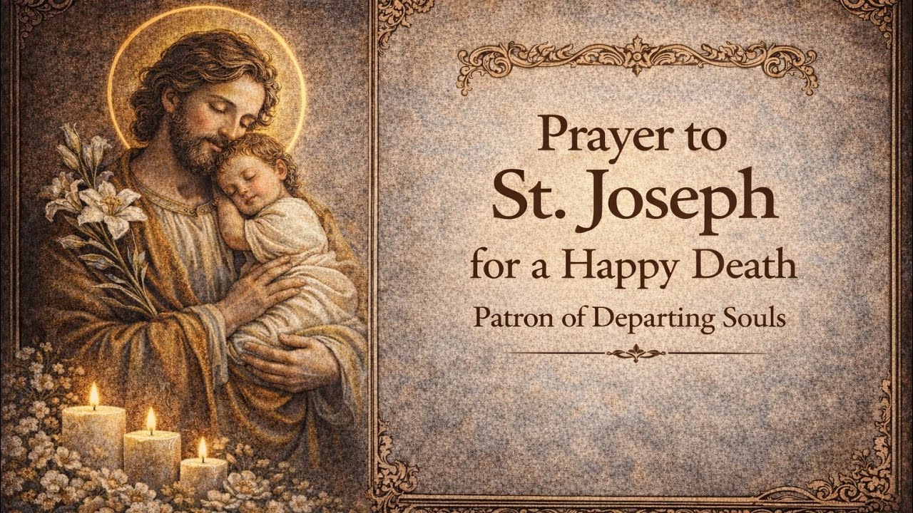 Prayer to St. Joseph for a Happy Death | Patron of Departing Souls