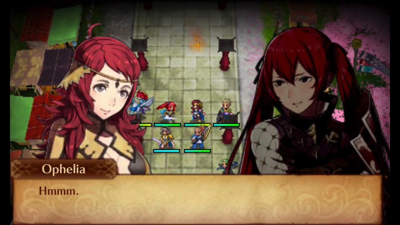 Fire Emblem Fates - Ophelia & Selena conversation - Hoshidan Festival of Bonds DLC