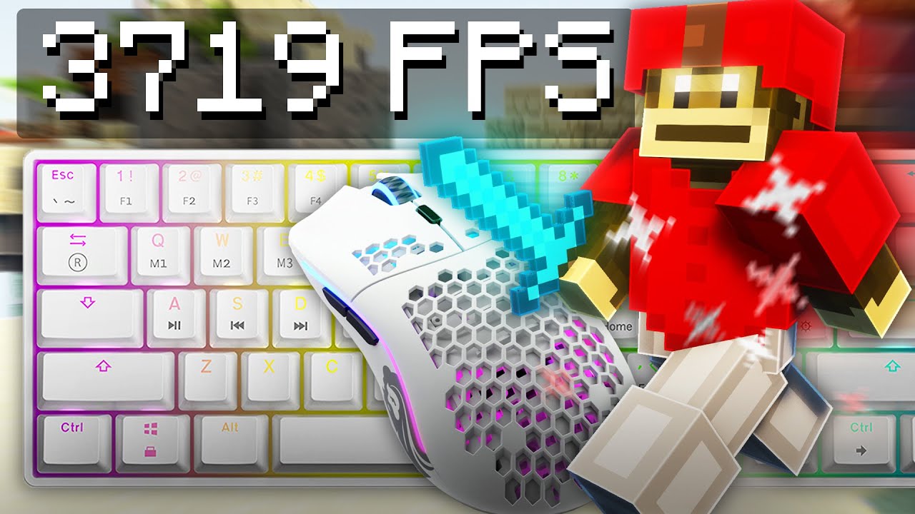 Keyboard + Mouse Sounds ASMR | Hypixel Bedwars