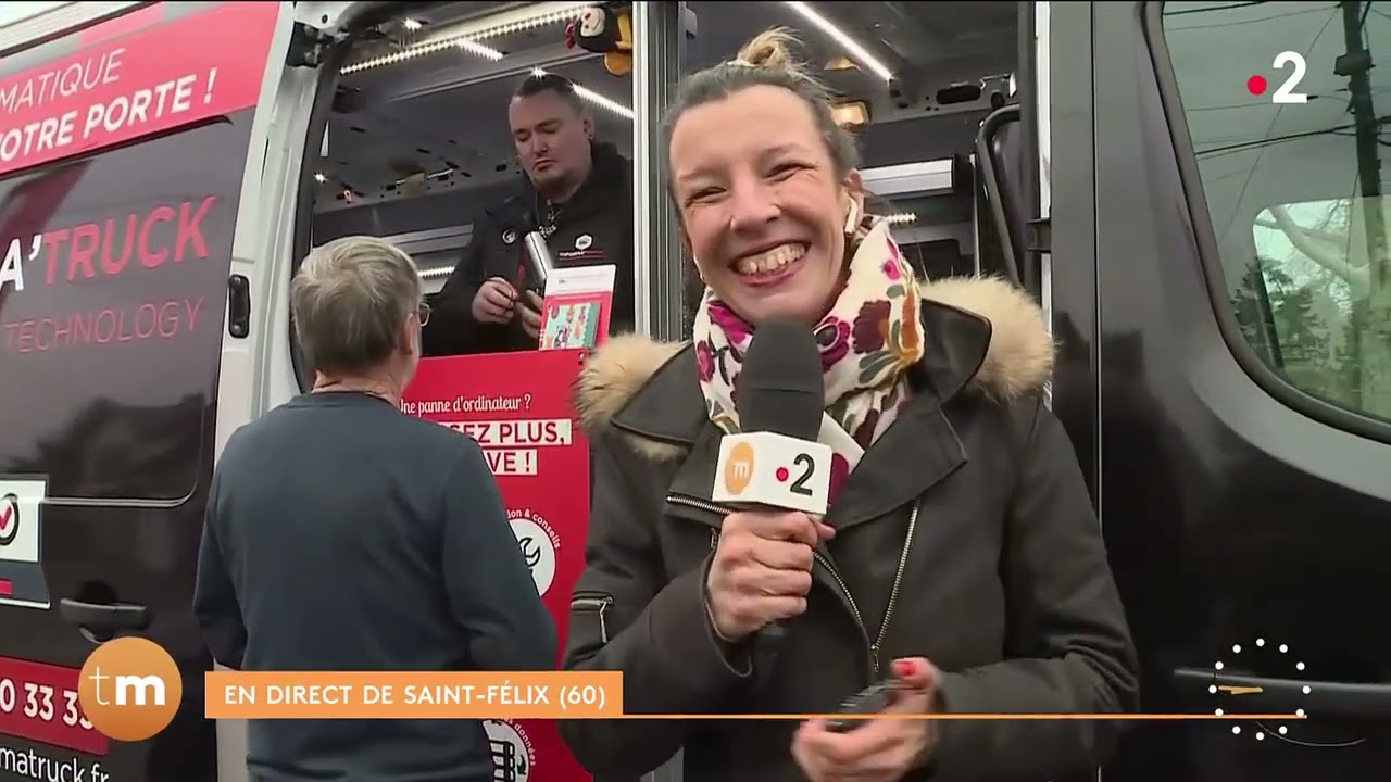 Informa'truck : le dépannage informatique itinérant / Télématin - Fenêtre sur les régions - France 2