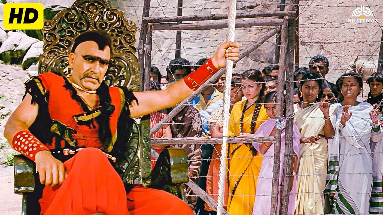 तुम में से जो मुझे खुश करेगी में उसे छोड़ दूंगा, अमरीश पूरी ने किया पुरे गाओ को बंदी -  Dharmendra,