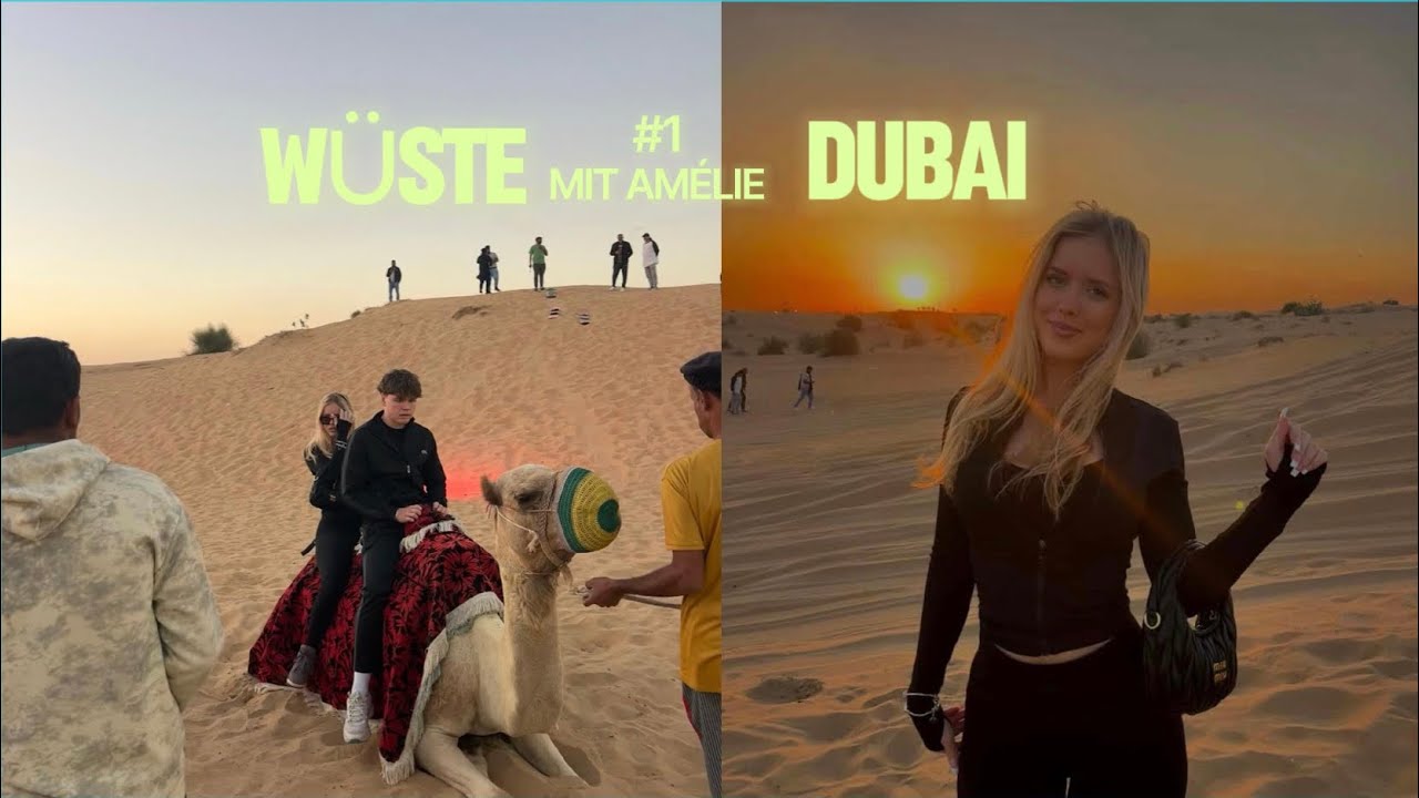 #1 Vlog// MITTEN IN DER WÜSTE IN DUBAI🏜️🐪😮