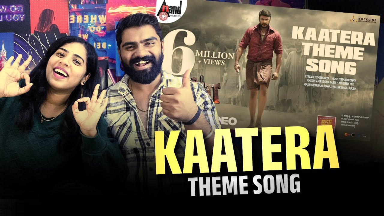KAATERA Theme Song Reaction | Darshan | Aradhanaa | Tharun | Rockline Venkatesh | #DBOSS