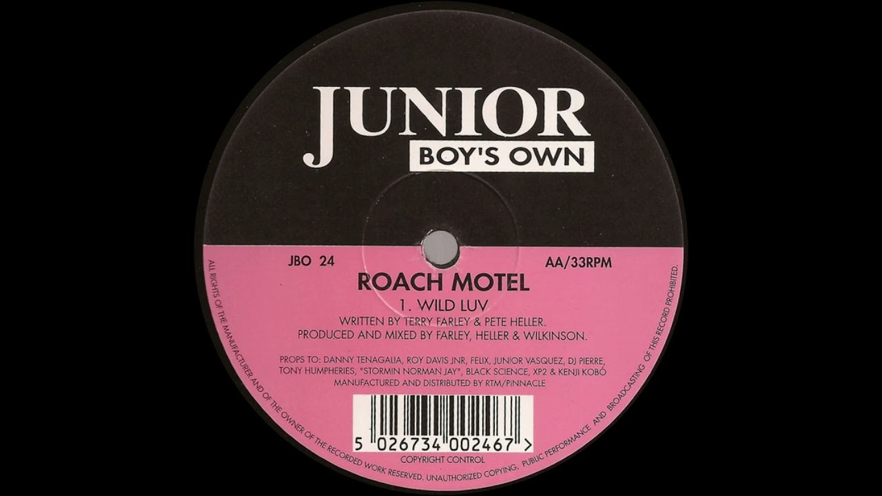 Roach Motel - Wild Luv (HQ Sound) Classic House 1994